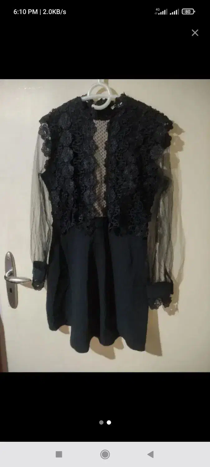 پیراهن کوتاه مجلسی سایز۳۸|لباس|شاهین‌شهر, خانه کارگر|دیوار