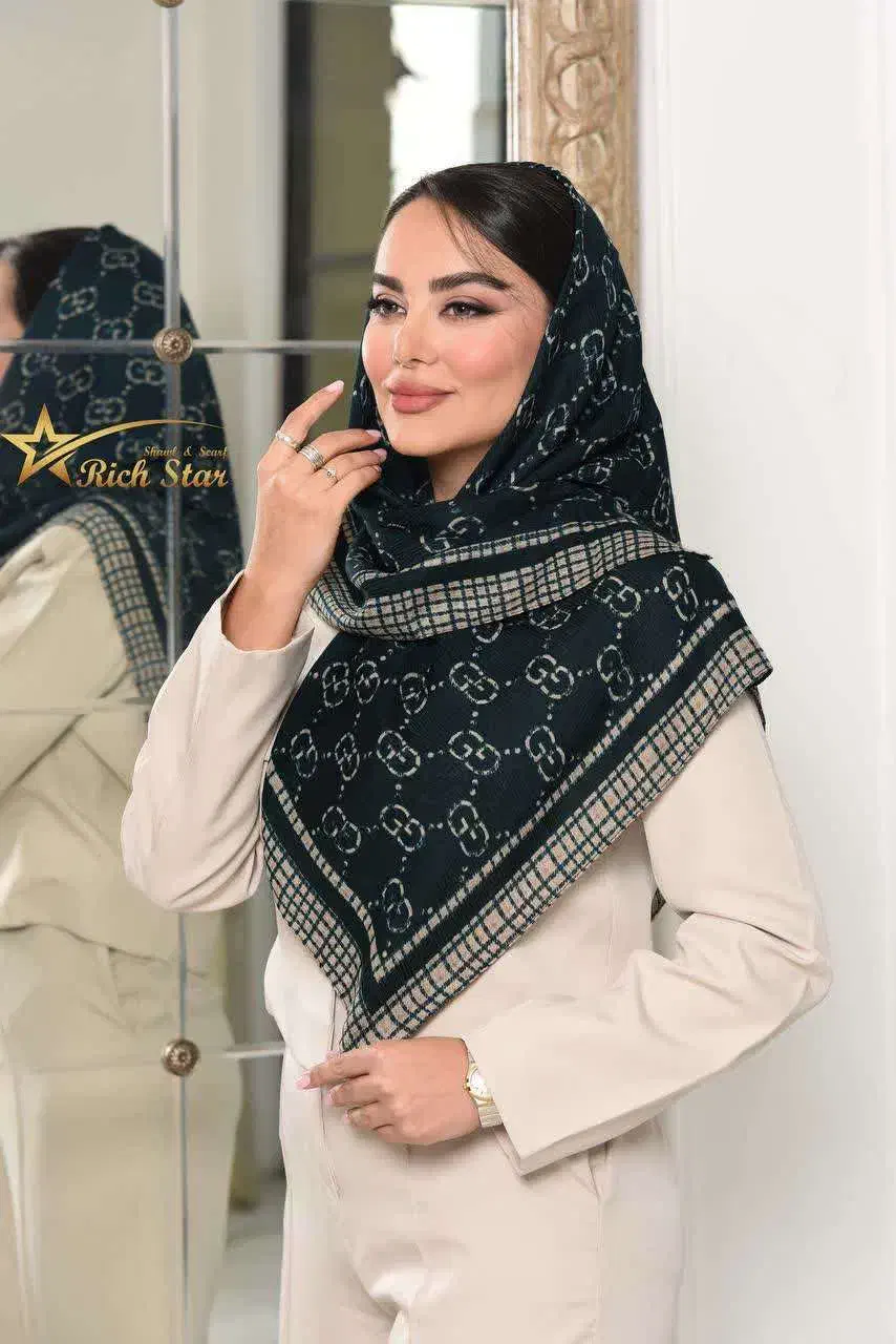 روسری درختی دور دوخت در 6رنگ چشمگیر|لباس|مهریز, |دیوار