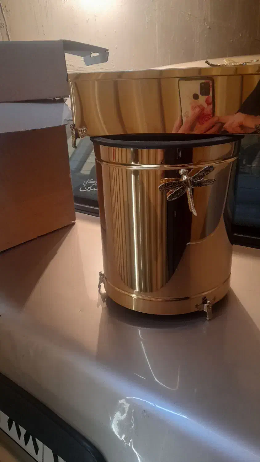 سطل اشغال و جای کاغذ دستمالی|صنایع دستی و سایر لوازم تزئینی|تبریز, |دیوار