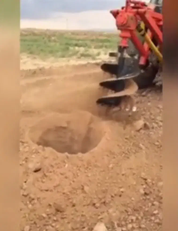 چاله کن  چاله درخت و نهال و کندن و ستون گلخانه|خدمات باغبانی و درختکاری|کنگاور, |دیوار