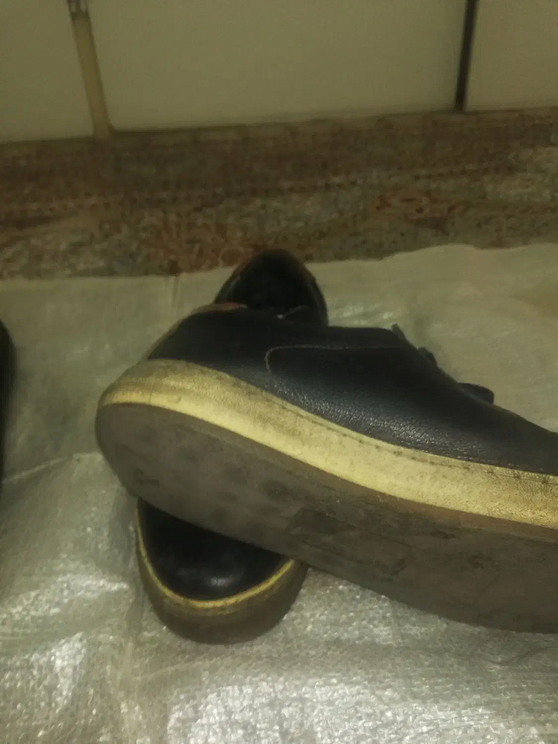 کفش چرم 41 سرمه ای کتانی ومشکلی چرم|کیف، کفش، کمربند|تهران, آشتیانی|دیوار