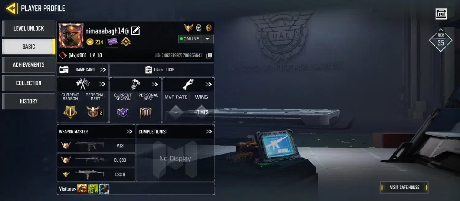 اکانت کلاف|کنسول، بازی ویدئویی و آنلاین|سمنان, |دیوار