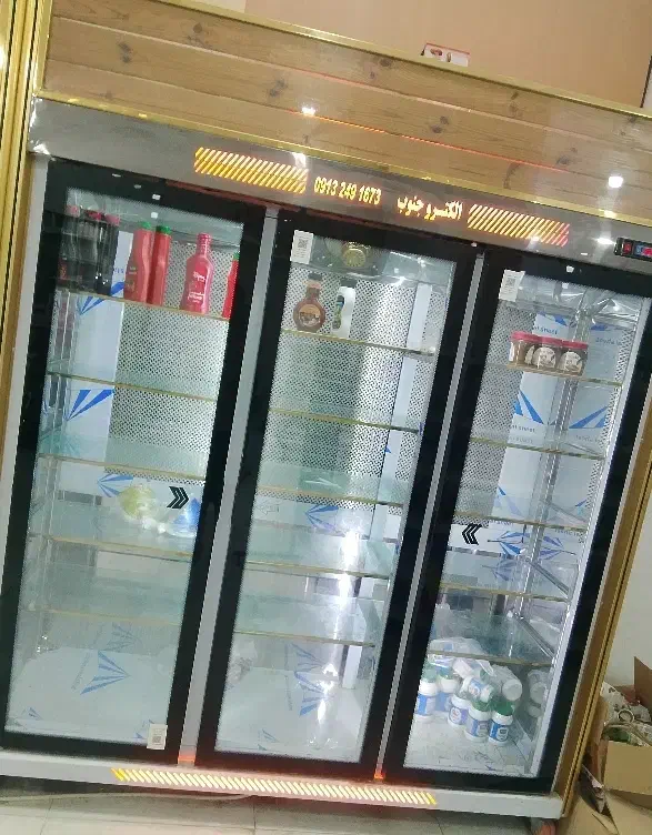 ۲عدد یخچال سه در سوپرمارکت به فروش می رسد|فروشگاه و مغازه|کهنوج, |دیوار