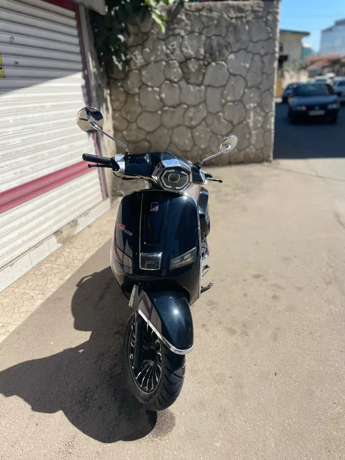 طرح وسپا کویر s5 سند تک برگ گلسار|موتورسیکلت|رشت, گلسار|دیوار