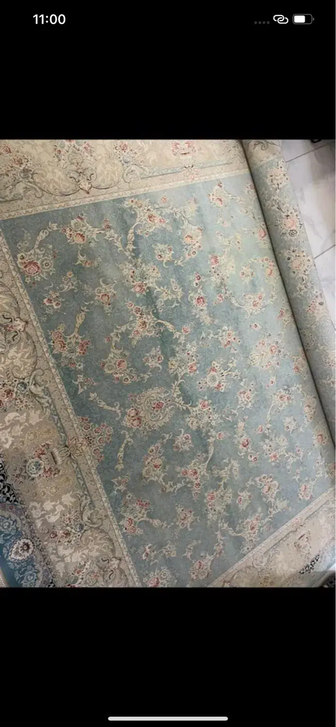 دو تخته فرش ۹متری ۱۲۰۰شانه|فرش|نورآباد, |دیوار