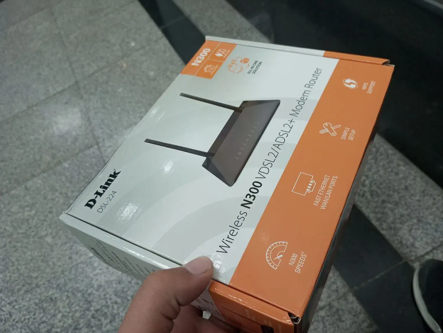 مودم D-Link دو آنتن یک ماه کارکرد|مودم و تجهیزات شبکه|اردبیل, |دیوار