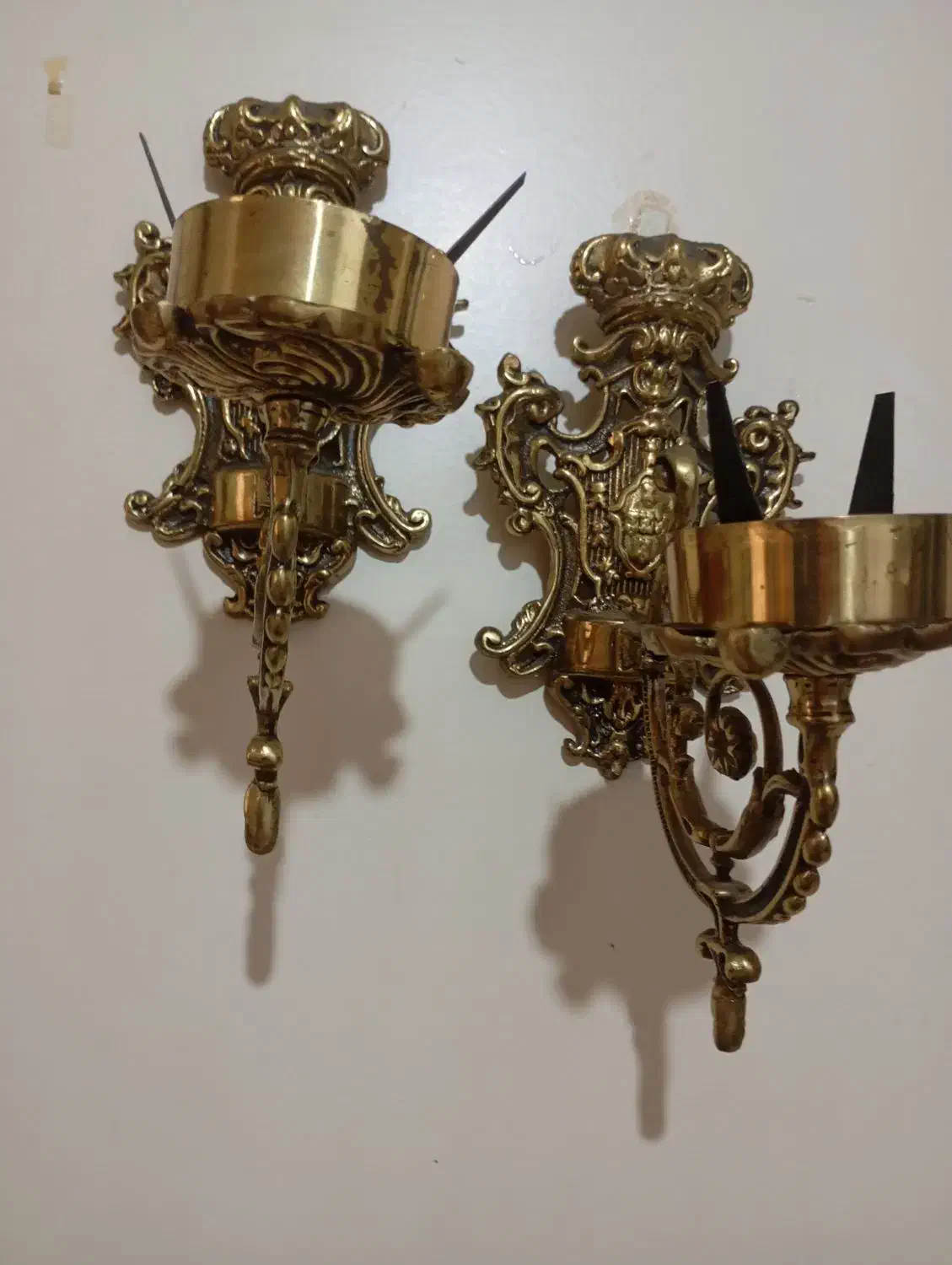 لوستر دیوارکوب برنزی|لوستر و چراغ آویز|تهران, خواجه نظام الملک|دیوار