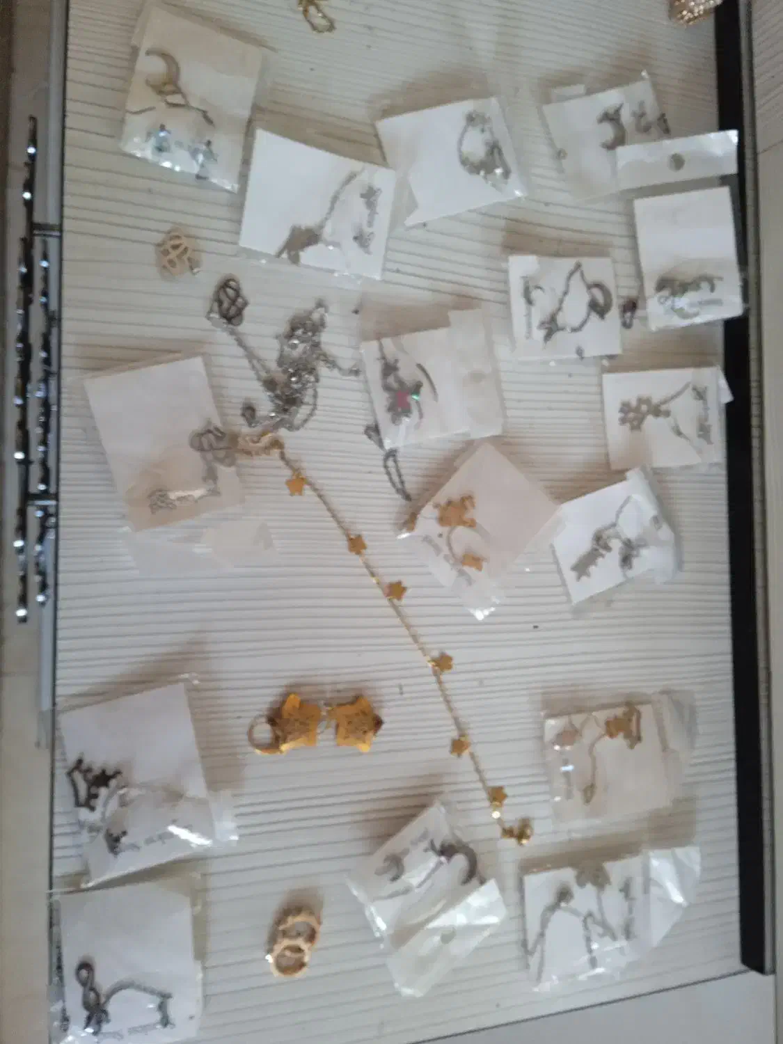 نیم ست استیل با رنگ ثابت قیمت ۱۲۰تومن|جواهرات|اردبیل, |دیوار