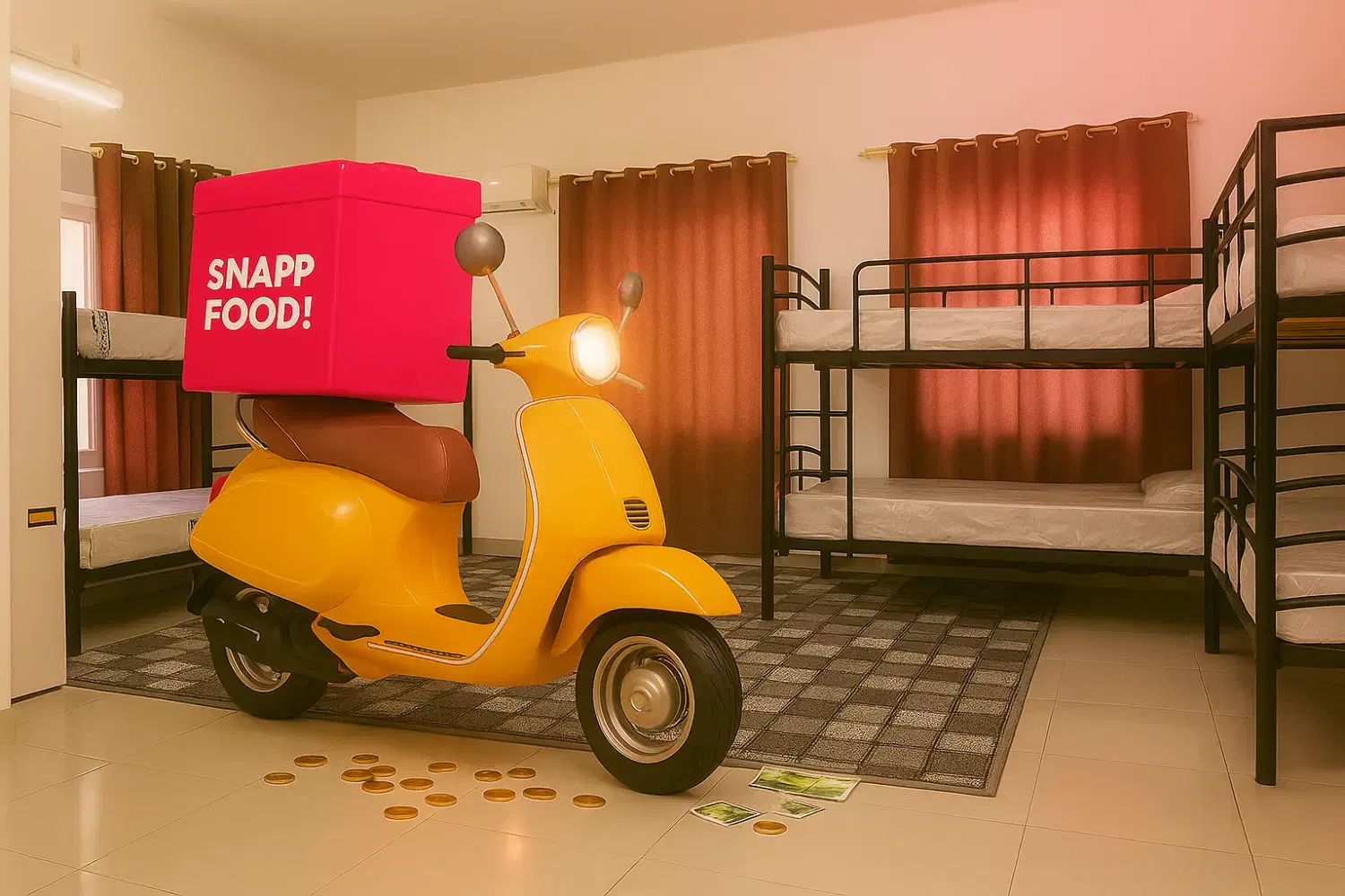 ثبت نام پیک موتوری در تهران با خوابگاه|استخدام حمل و نقل|کاشان, بازار کاشان|دیوار