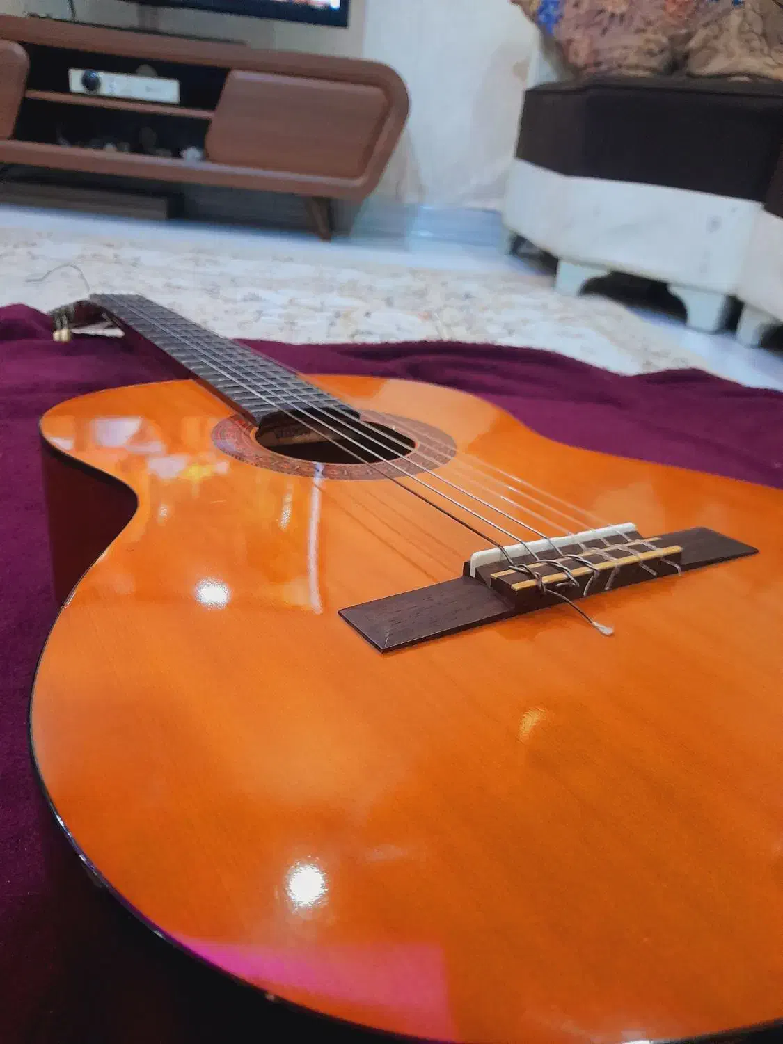 گیتار یاماها c40|گیتار، بیس، امپلیفایر|رشت, پستک|دیوار