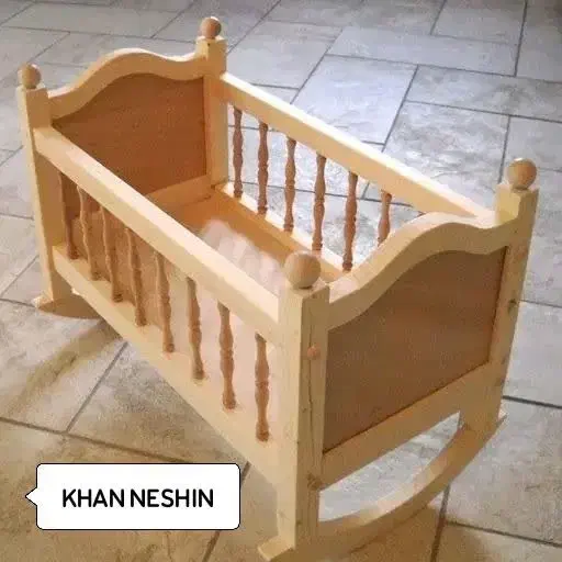 گهواره های چوبی|تخت و صندلی بچه|قم, کاسه گران|دیوار