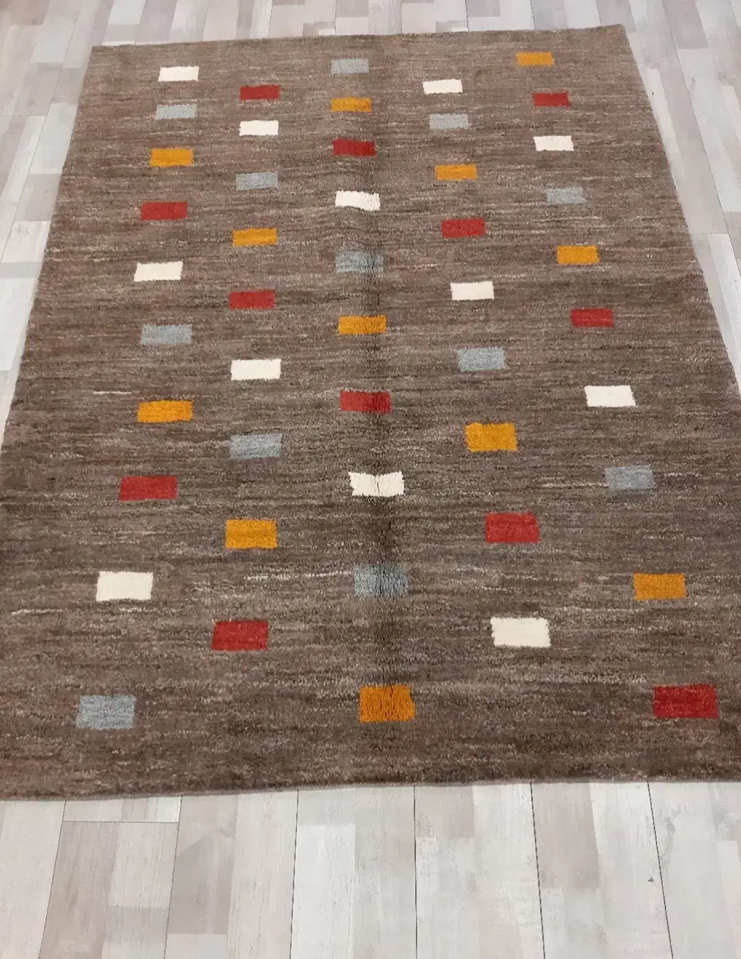 سه متری گبه قشقایی ساده مدرن پشم طبیعی پرز بلند|گلیم، جاجیم، گبه|تهران, حر|دیوار