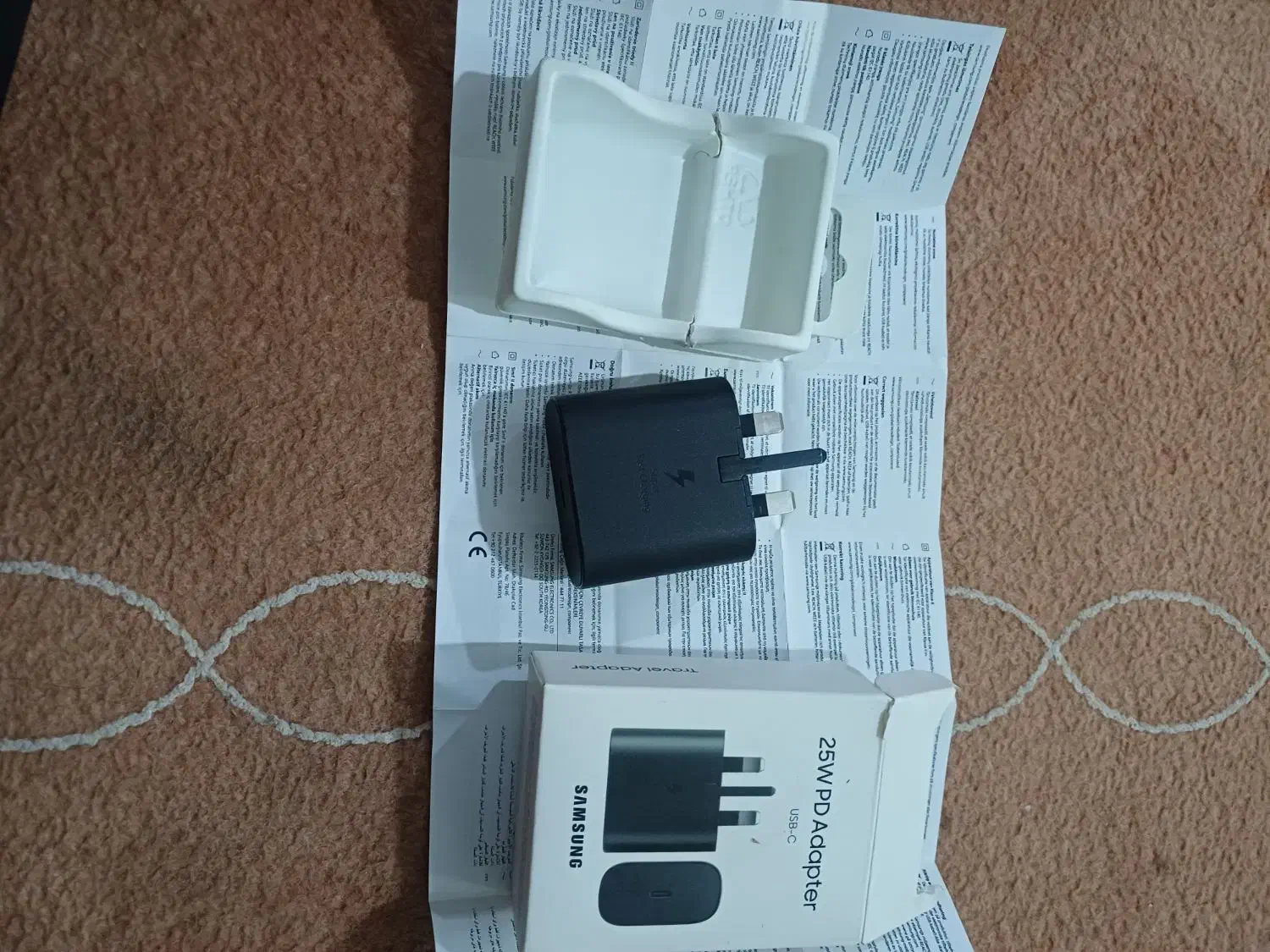 شارژر اصلی سامسونگ 25w|لوازم جانبی موبایل و تبلت|خمینیشهر, |دیوار