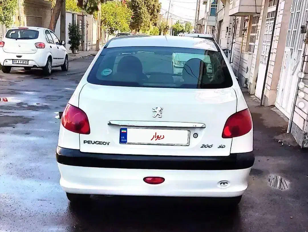 پژو 206 sd|خودرو سواری و وانت|شیراز, شهرک مطهری|دیوار