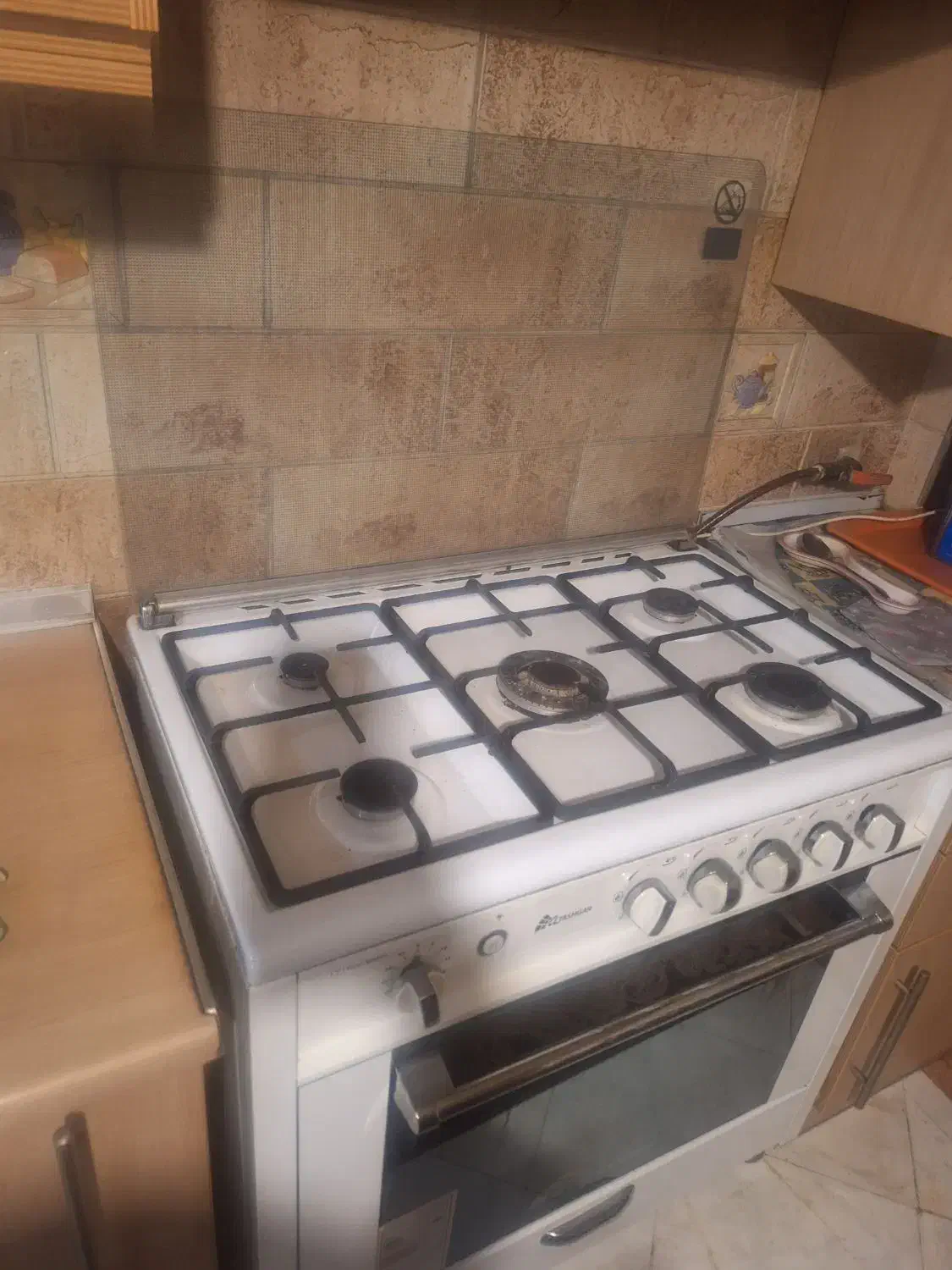 گاز ۵ شعله آتش گر|اجاق گاز و لوازم برقی پختوپز|تهران, تهرانپارس غربی|دیوار