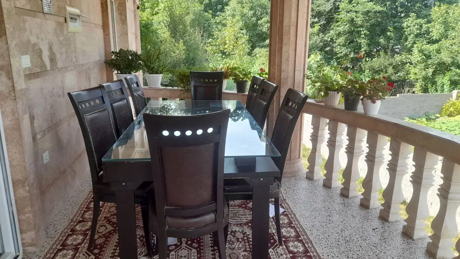 میزناهارخوری هشت نفری|میز و صندلی غذاخوری|ماکلوان, |دیوار