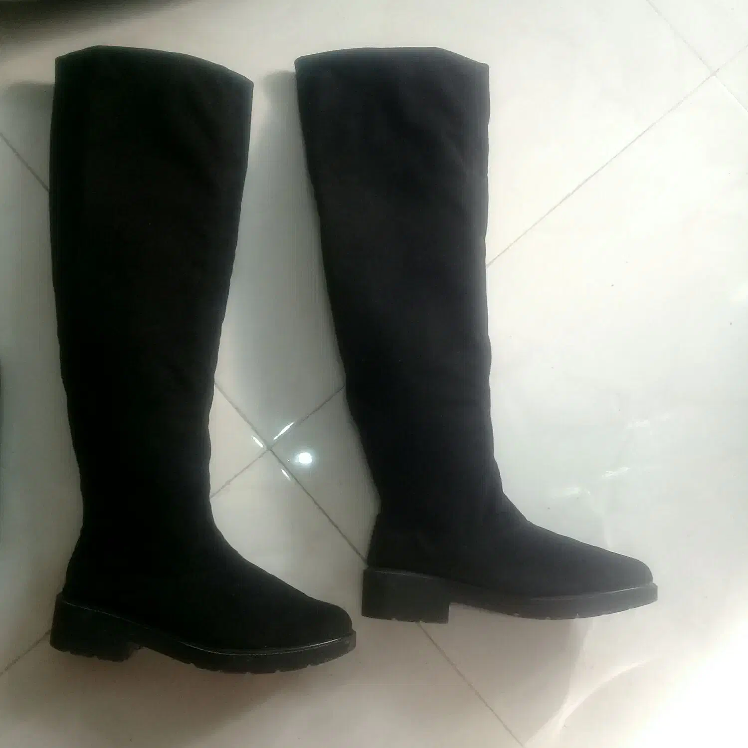 بوت ساق بلندمخمل و کالج زنانه|کیف، کفش، کمربند|پاکدشت, حصار امیر|دیوار