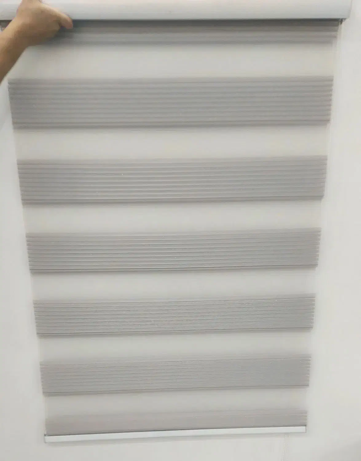 پردا زبرا طوسی رنگ نو|پرده، رانر، رومیزی|گنبد کاووس, |دیوار