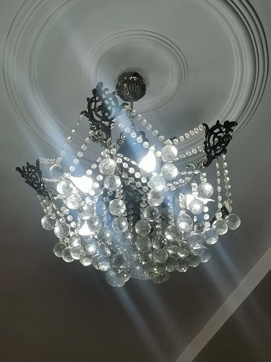 لوستر برنزی|لوستر و چراغ آویز|فشاپویه, |دیوار