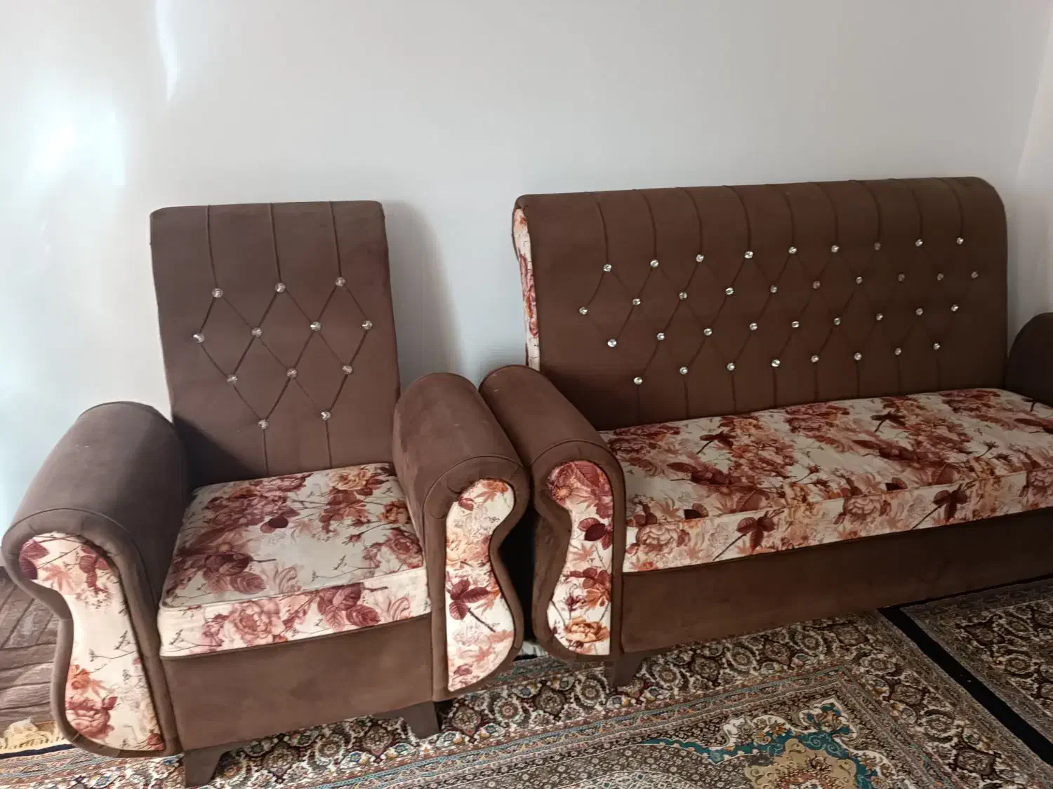 مبل۷نفره|مبلمان خانگی و میز عسلی|رشت, حافظ آباد|دیوار