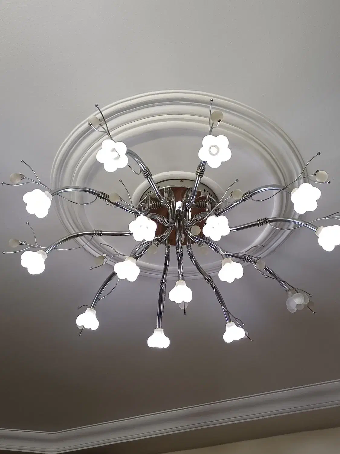 لوستر 15 شاخه و آباژور 5شعله|لوستر و چراغ آویز|اسلام‌شهر, بهرام آباد|دیوار