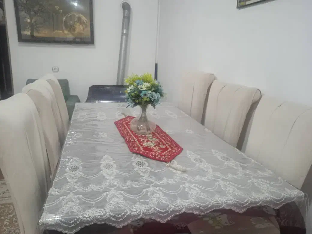 میز ناهارخوری ۶ نفره|میز و صندلی غذاخوری|تنکابن, |دیوار