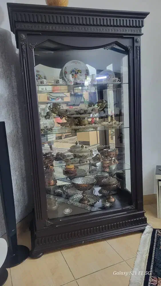 بوفه آیینه دار ۵ طبقه سالم تر و تمیز|بوفه، ویترین، کنسول|گرگان, |دیوار