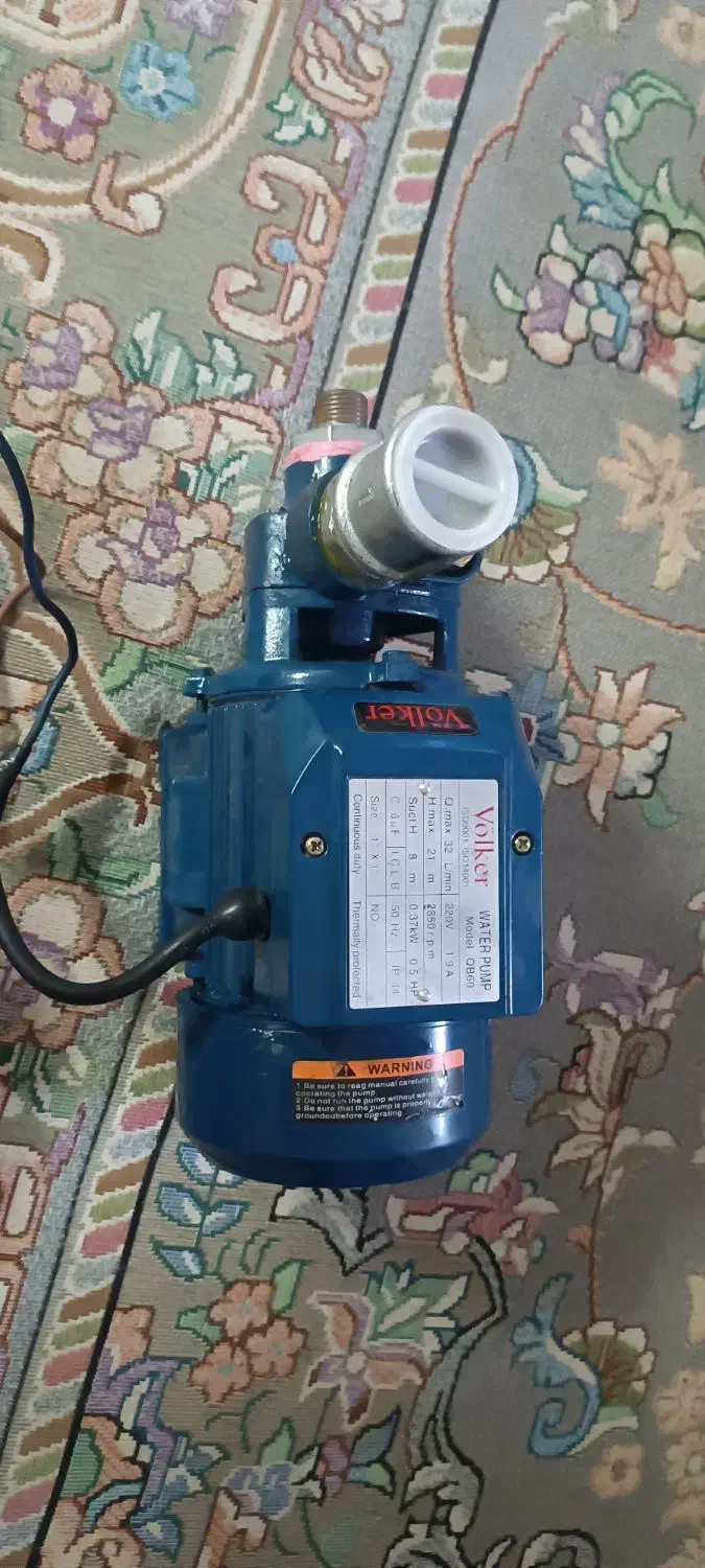 پمپ آب نیم اسبVolker|مصالح و تجهیزات ساختمان|مشهد, فاطمیه|دیوار