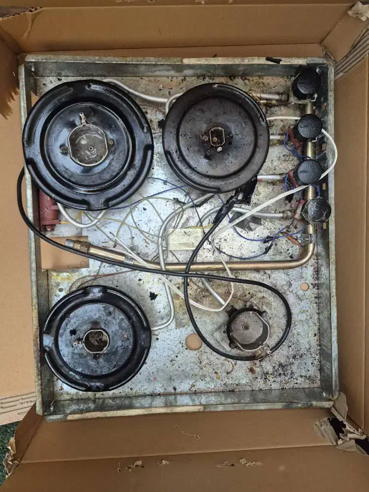 گاز رومیزی ۴ شعله شیشه شکسته|اجاق گاز و لوازم برقی پختوپز|تهران, قبا|دیوار