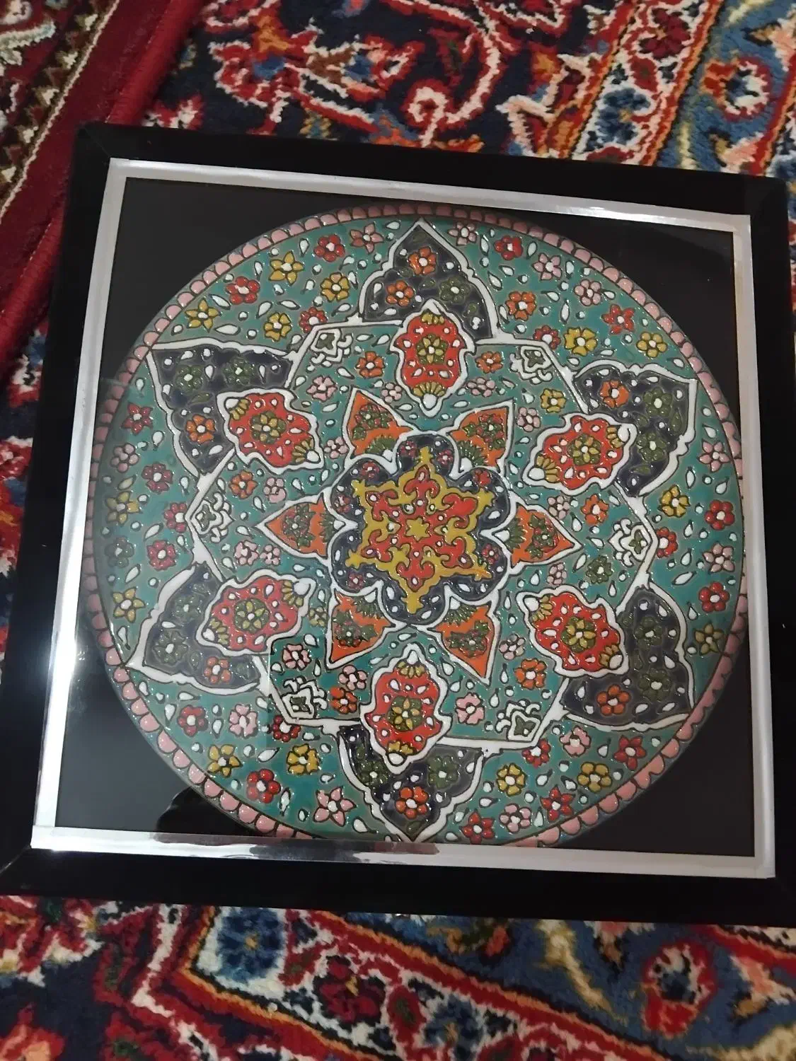 فروش ظرف سفالی میناکاری محصول لاله جین همدان|ظروف سرو و پذیرایی|همدان, |دیوار