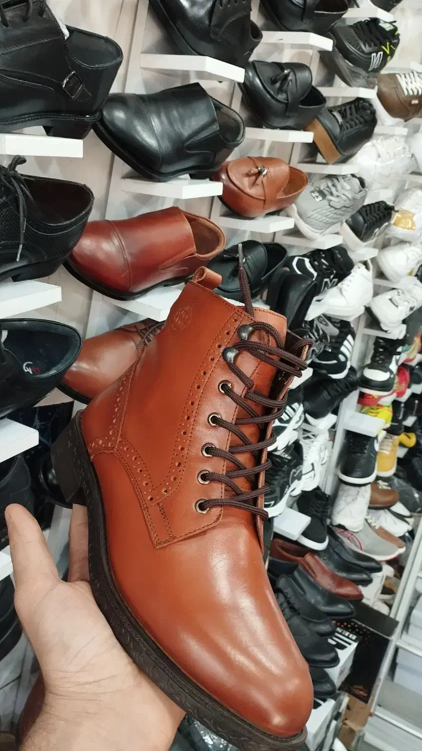 پوتین چرم اصل|کیف، کفش، کمربند|وزینه, |دیوار