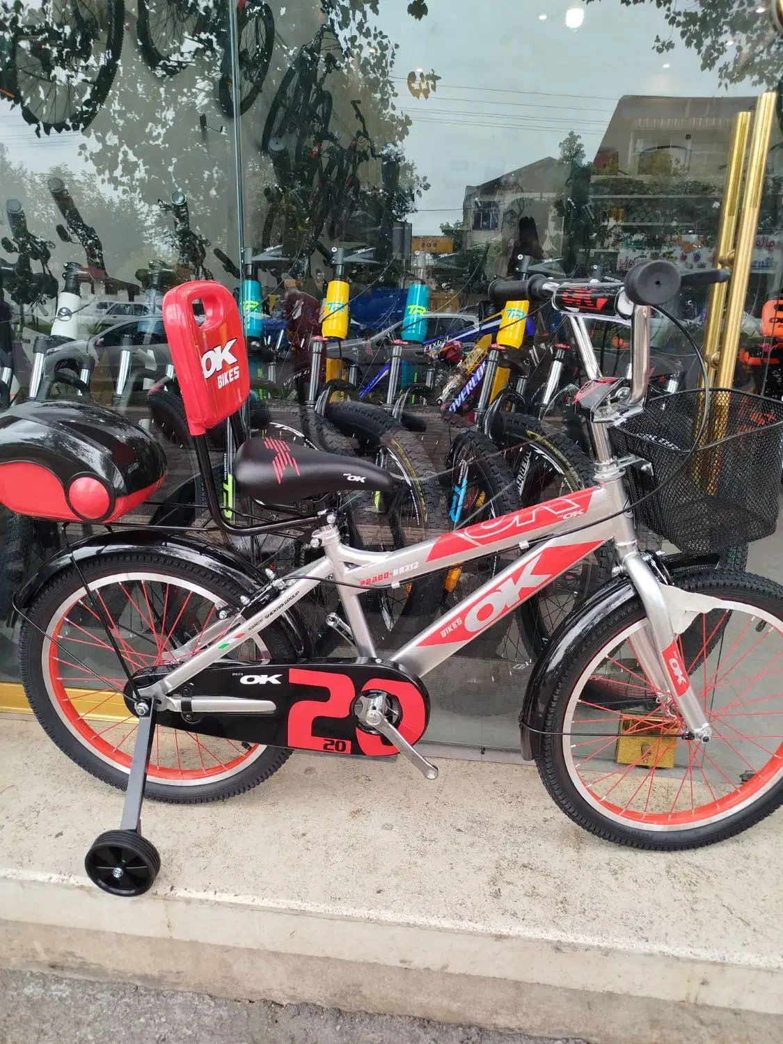 دوچرخه سایز20سبددار مارکOK|دوچرخه، اسکیت، اسکوتر|رشت, یخسازی|دیوار