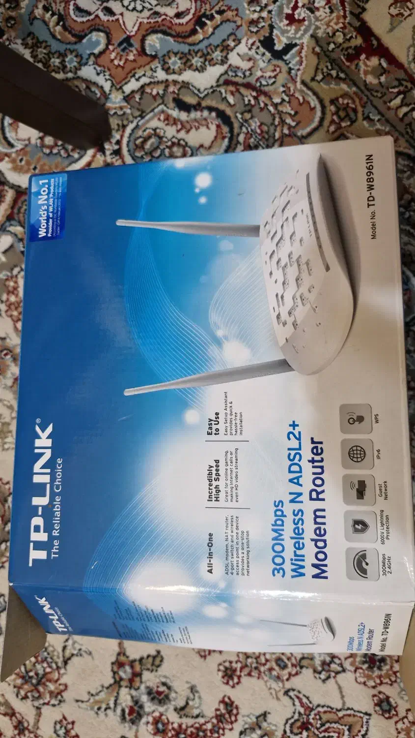 مودم TP-Link TD- W8961N|مودم و تجهیزات شبکه|تهران, اسکندری|دیوار