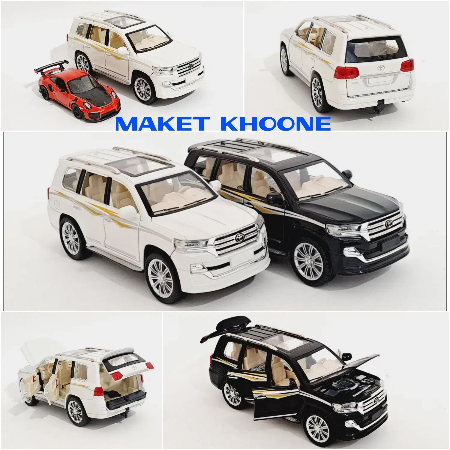 ماکت ماشین فلزی TOYOTA لندکروز اتاق ۲۰۰ دودزا|اسباببازی|تهران, خواجه نظام الملک|دیوار