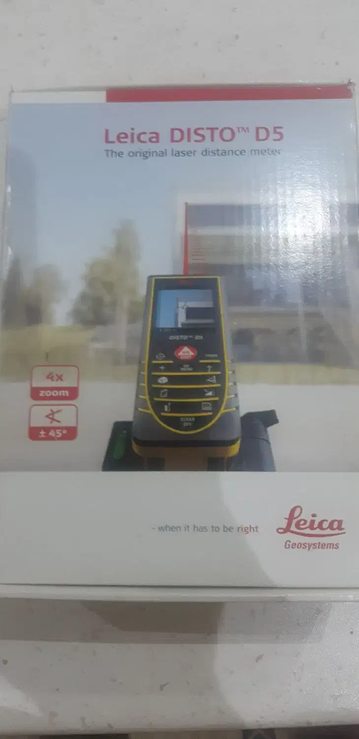 متر سنج لیزری نو & آکبند (Leica DISTO D5)|ابزارآلات|تهران, امامت|دیوار