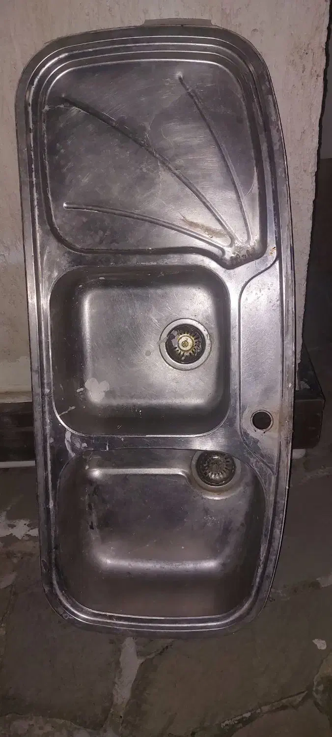 سینک ظرفشویی دوقلو|مصالح و تجهیزات ساختمان|رویان, |دیوار