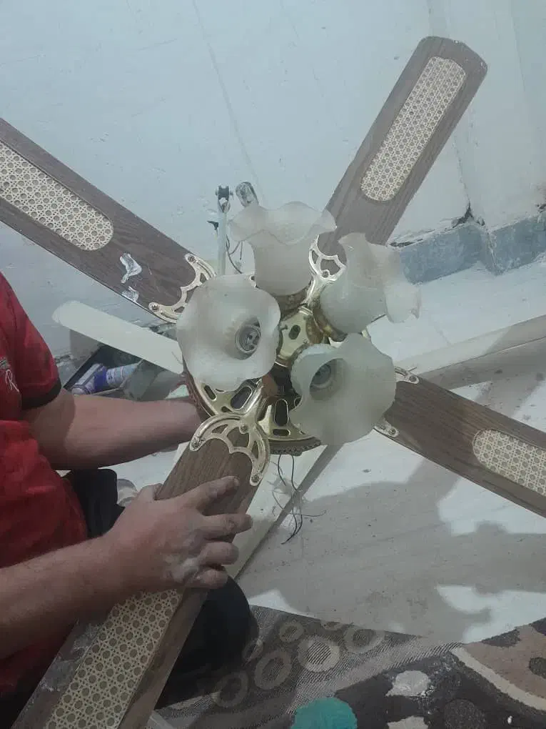 پنکه سقفی تزیینی سالم|پنکه و تصفیهکنندهٔ هوا|بندر امام خمینی, |دیوار