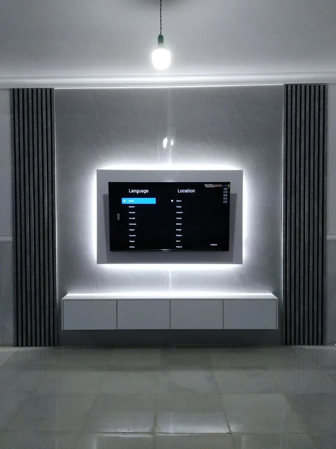 نصاب نصب کاغذ دیواری ماربل ترمو پوستر|خدمات پیشه و مهارت|بندرعباس, |دیوار