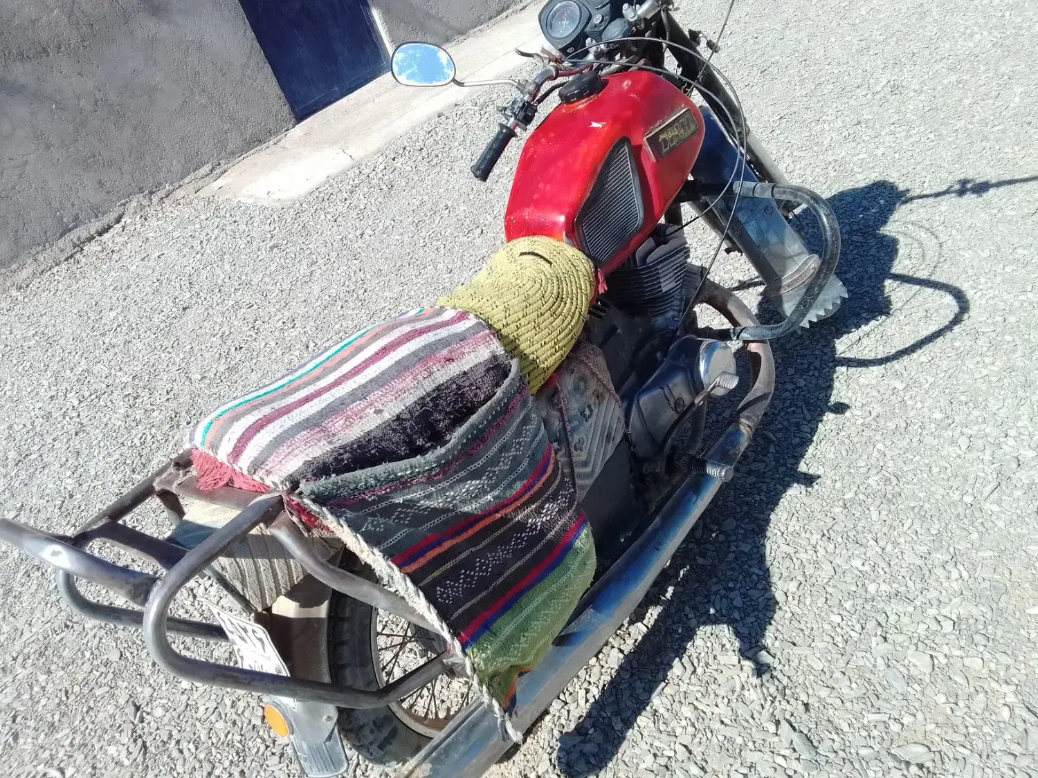 موتور روسی در حد خشک|موتورسیکلت|پسکوه, |دیوار