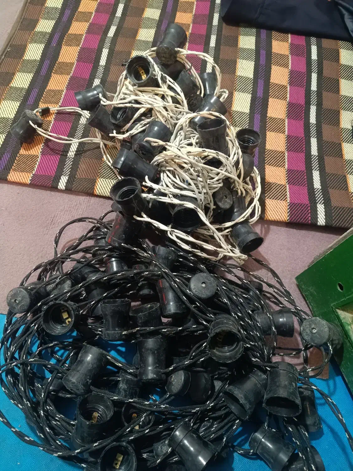 ریسه لامپ|ریسه و چراغ تزئینی|اصفهان, بوستان ناژوان|دیوار