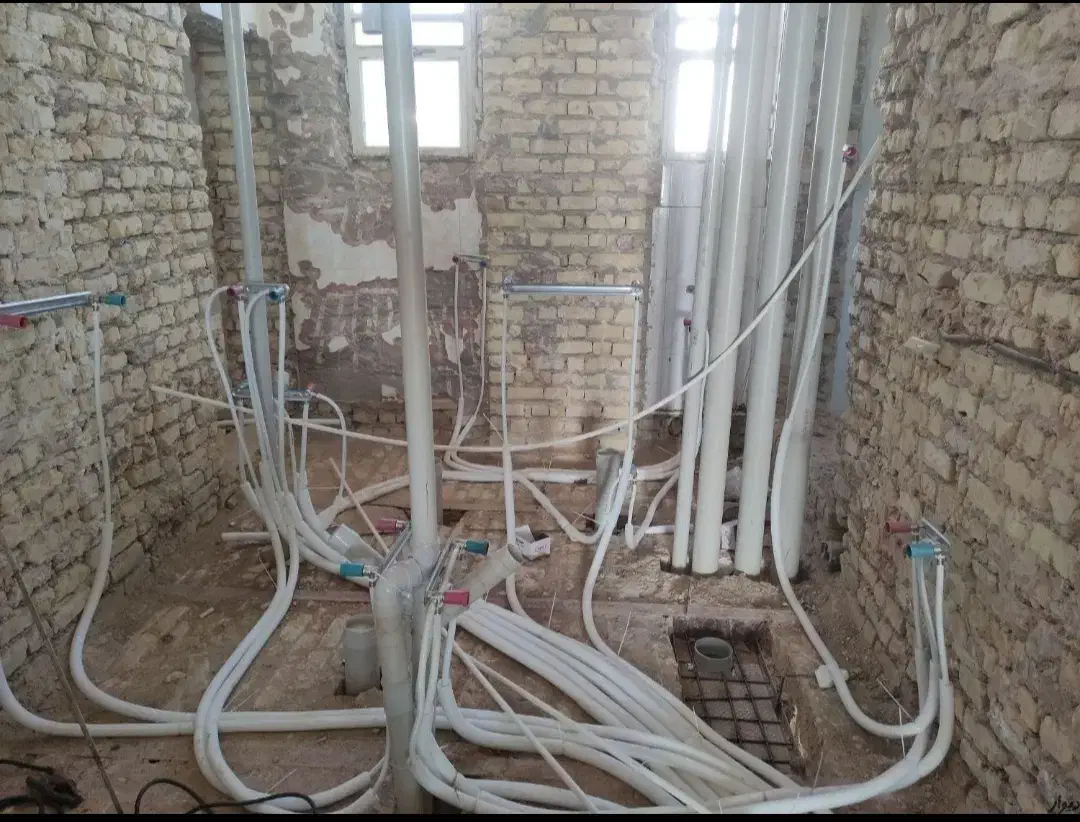 تاسیسات لوله کشی آب برق فاظلاب|خدمات پیشه و مهارت|شیراز, پانصد دستگاه ارتش|دیوار