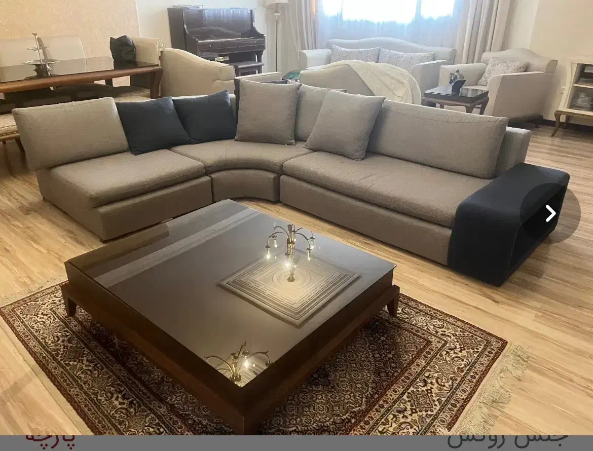 مبلمان ال بافی و‌میز وسط|مبلمان خانگی و میز عسلی|تهران, چیتگر شمالی|دیوار