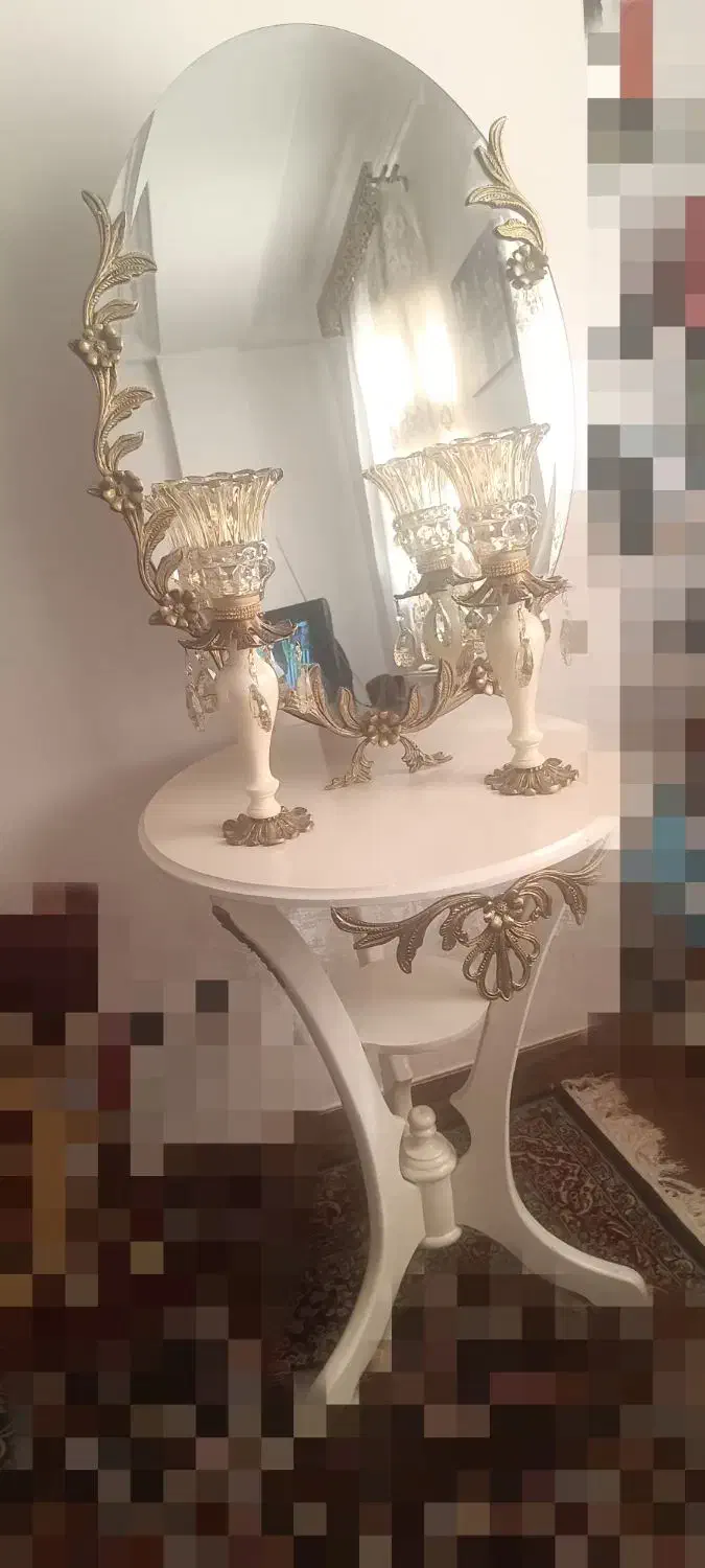 آینه شمعدان نو|آینه|همدان, |دیوار