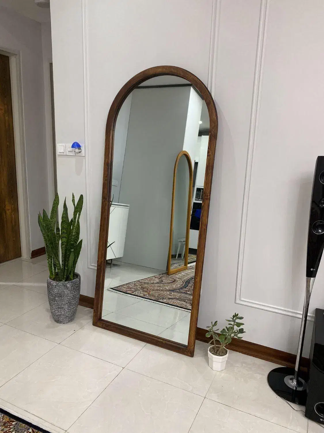 اینه ایستاده قدی گنبدی|آینه|مشهد, زمرد|دیوار