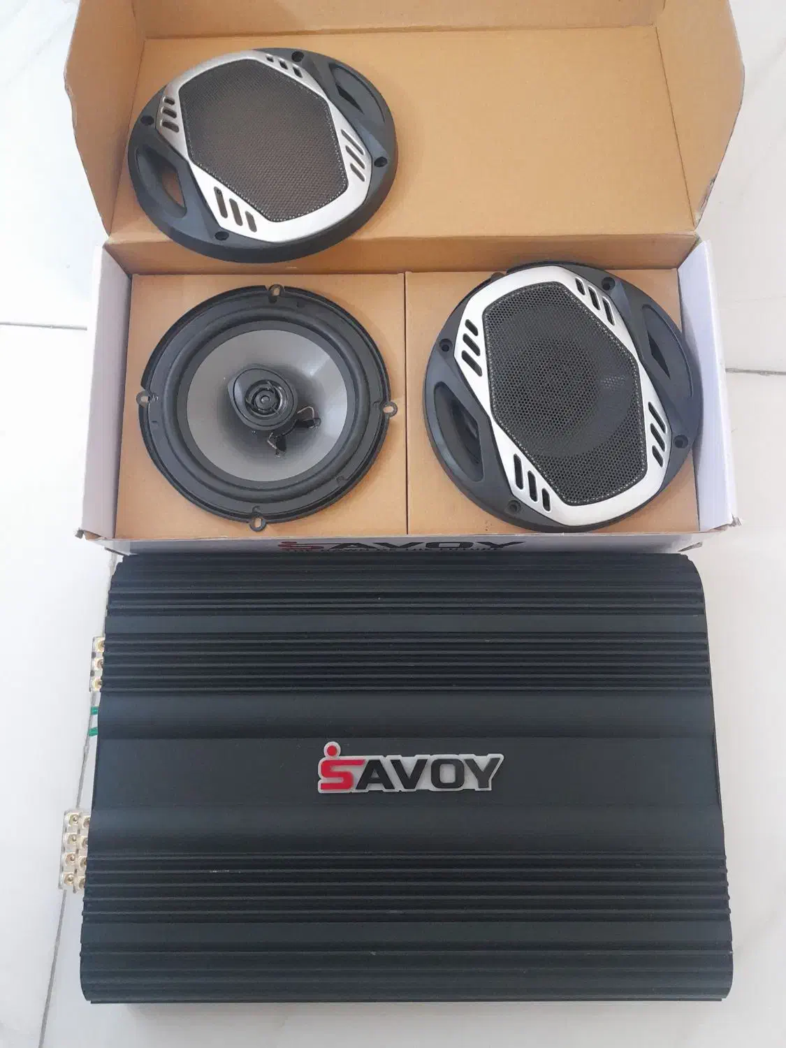 آمپلی فایر و اسپیکر savoy|قطعات یدکی و لوازم جانبی|اصفهان, کوی شهید کشوری|دیوار