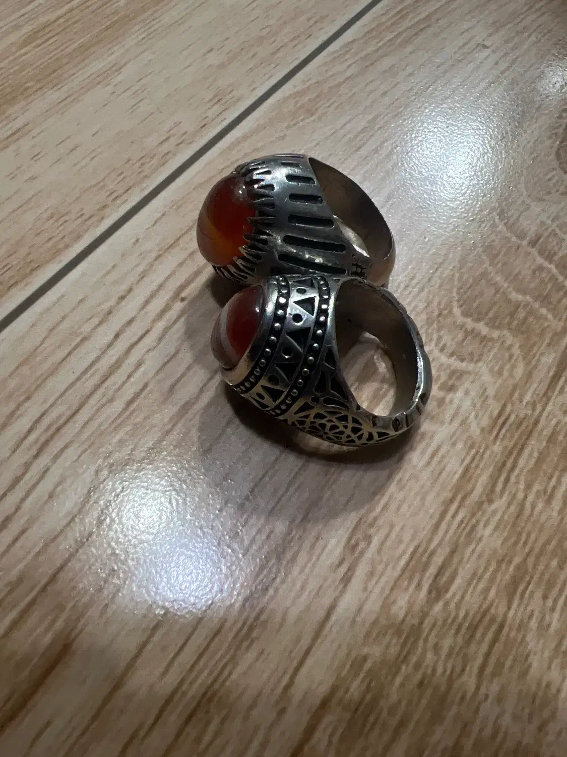 انگشتر نگین سنگ عقیق|جواهرات|رشت, شهرک آیت الله منتظری|دیوار