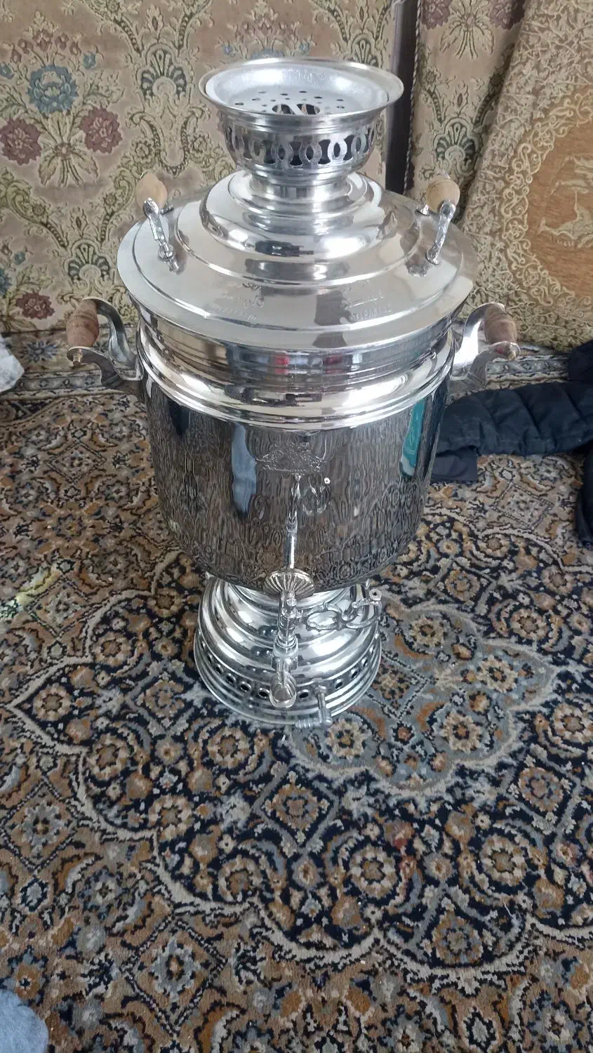 سماور گازی مجلسی20لیتری|سماور، چایساز، قهوهساز|خوی, |دیوار