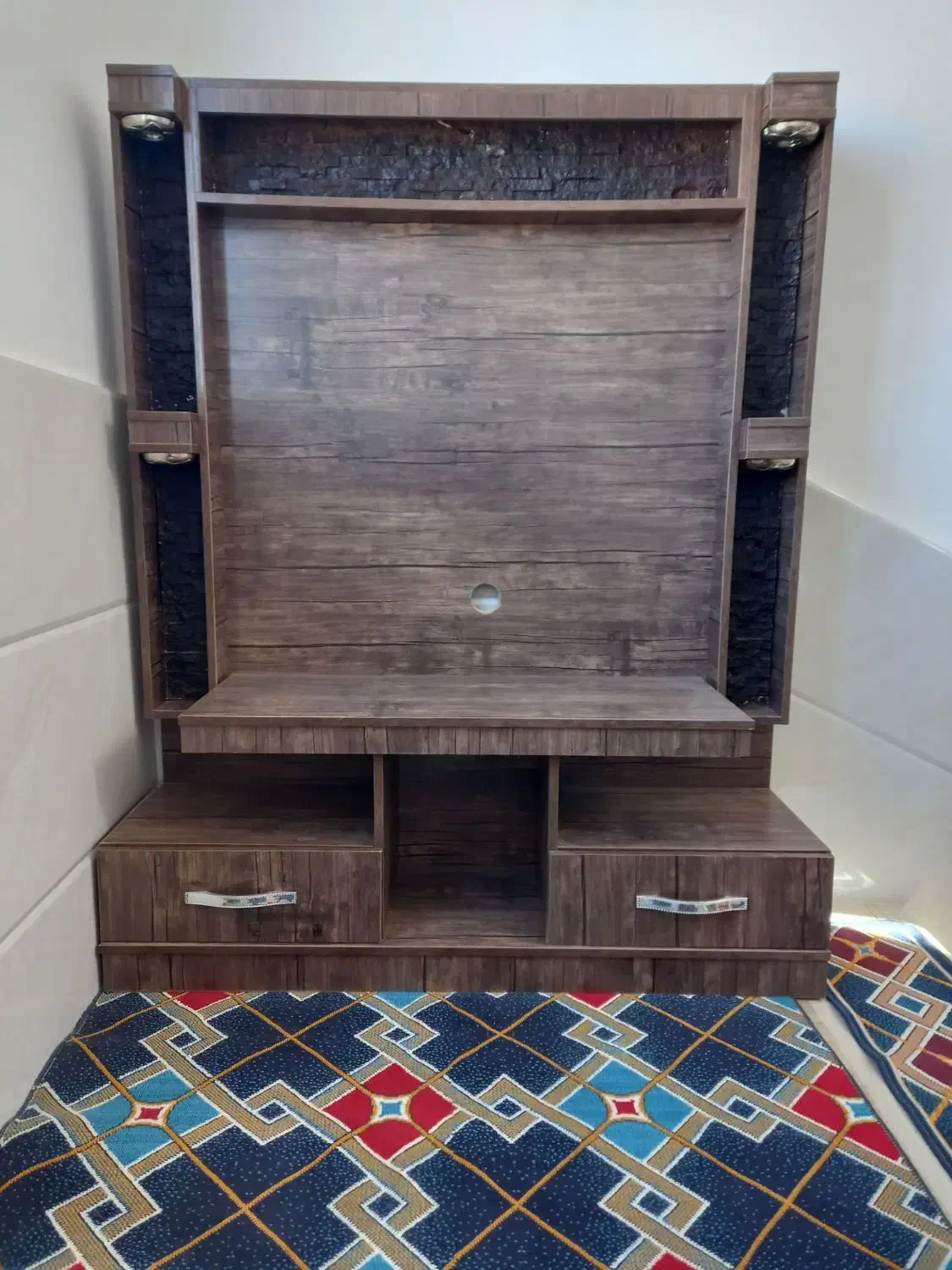 فروش میز تلویزیون و بوفه و ساعت ایستاده چوبی|بوفه، ویترین، کنسول|قیدار, |دیوار