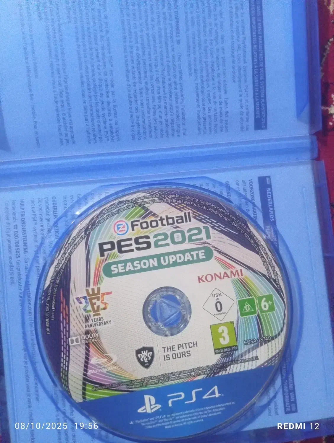 PES2021دیسک برای ps4|کنسول، بازی ویدئویی و آنلاین|بندرعباس, |دیوار