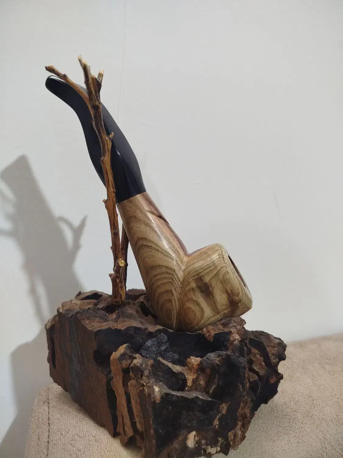 پیپ دست ساز چوبی|کلکسیون اشیاء عتیقه|شیراز, شهرک مطهری|دیوار